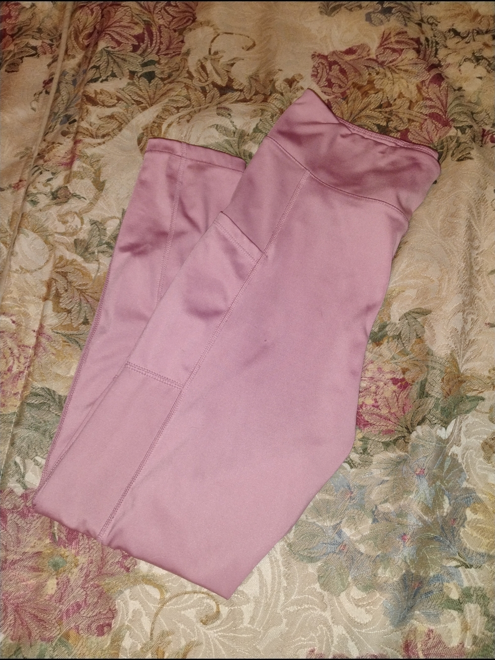 Aeropostale Dusty Pink High-Waist Leggings with Side Pockets